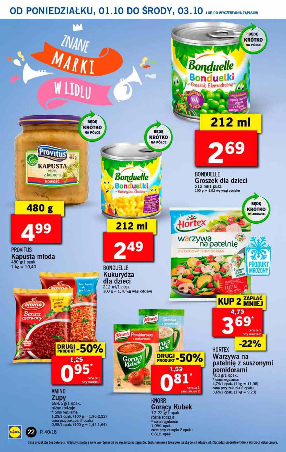 Gazetka promocyjna Lidl do 03/10/2018 str.22