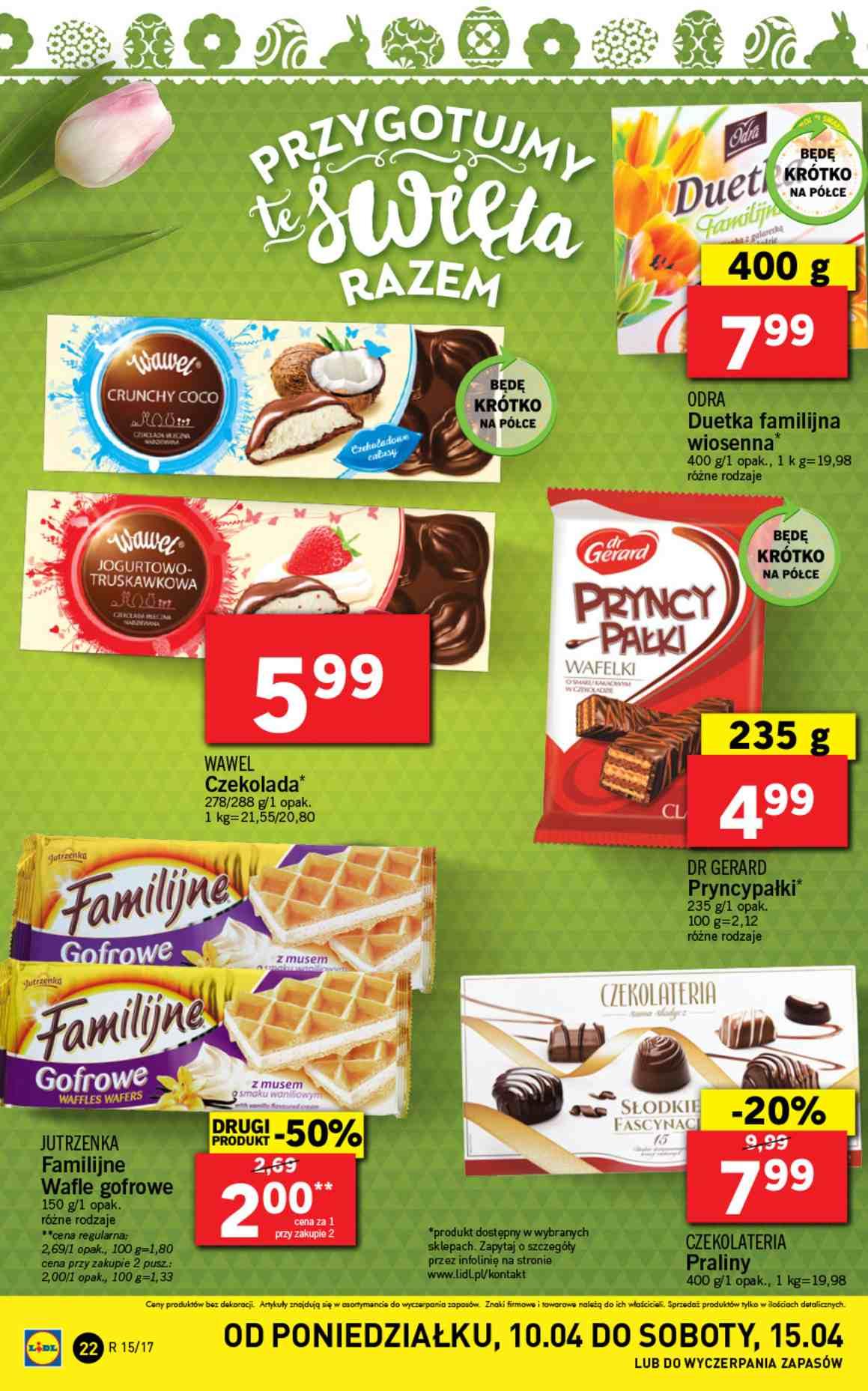 Gazetka promocyjna Lidl do 15/04/2017 str.22