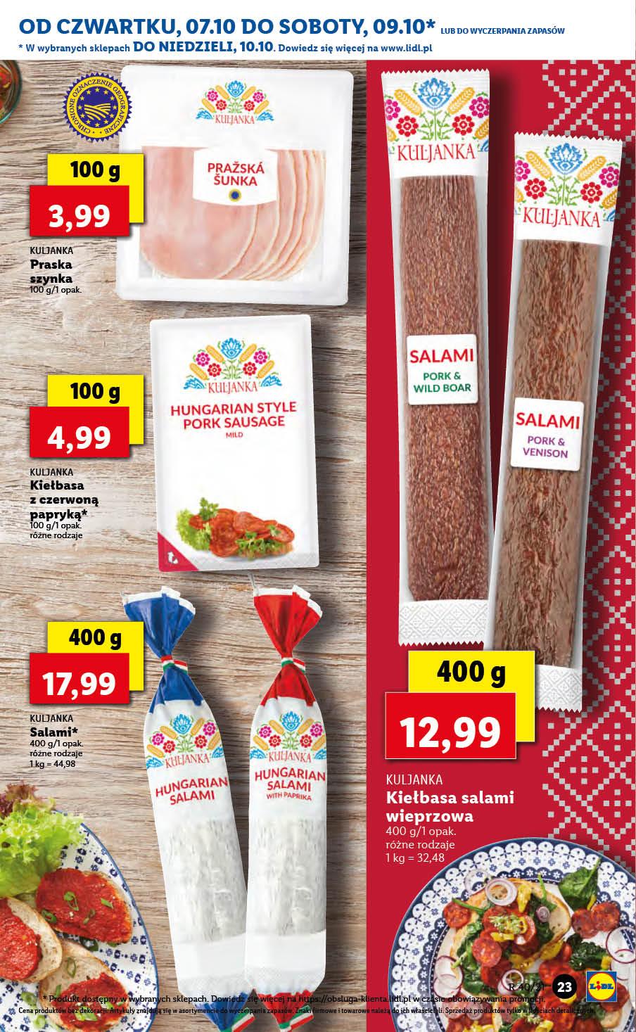 Gazetka promocyjna Lidl do 09/10/2021 str.23