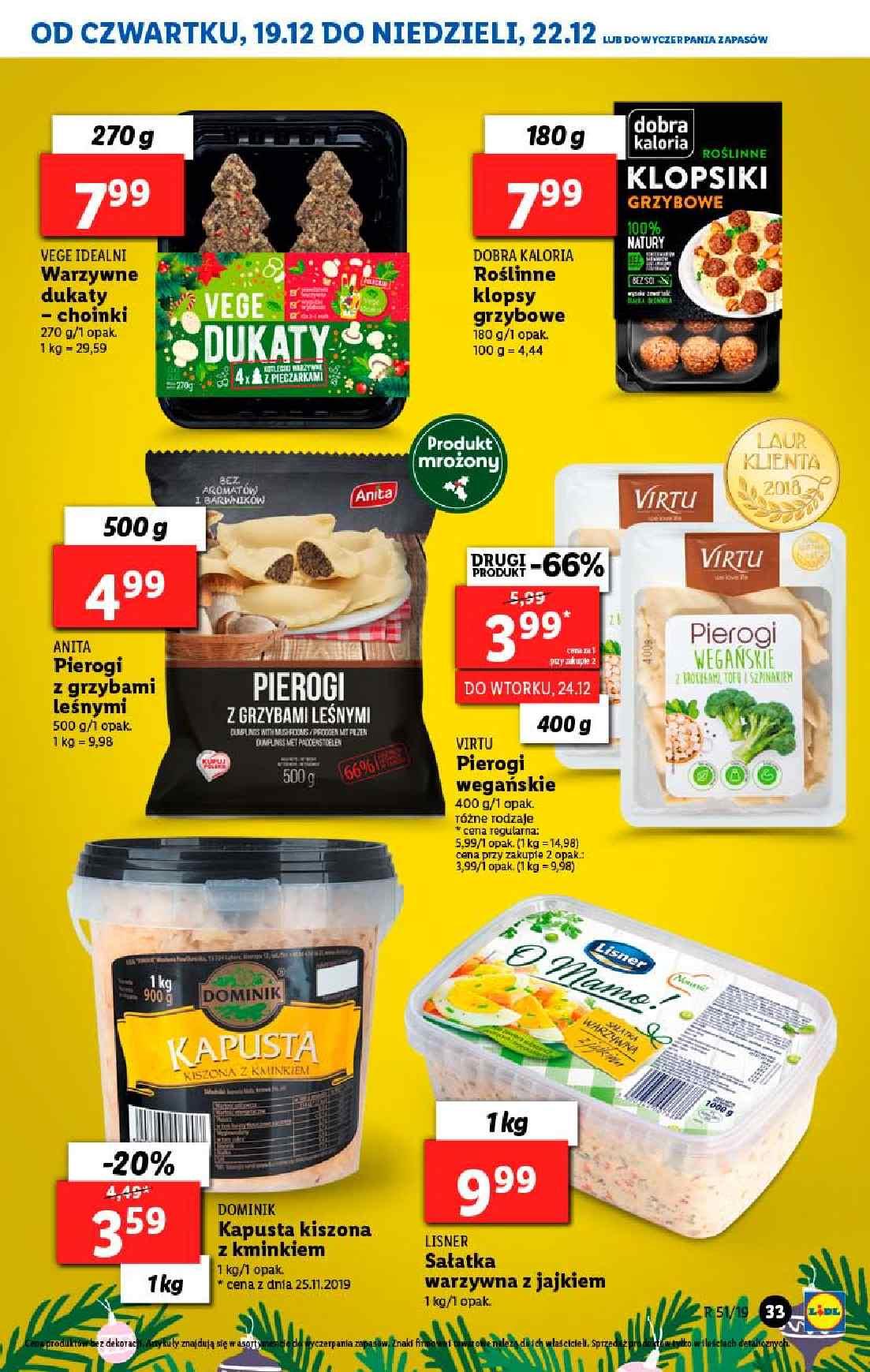 Gazetka promocyjna Lidl do 22/12/2019 str.33