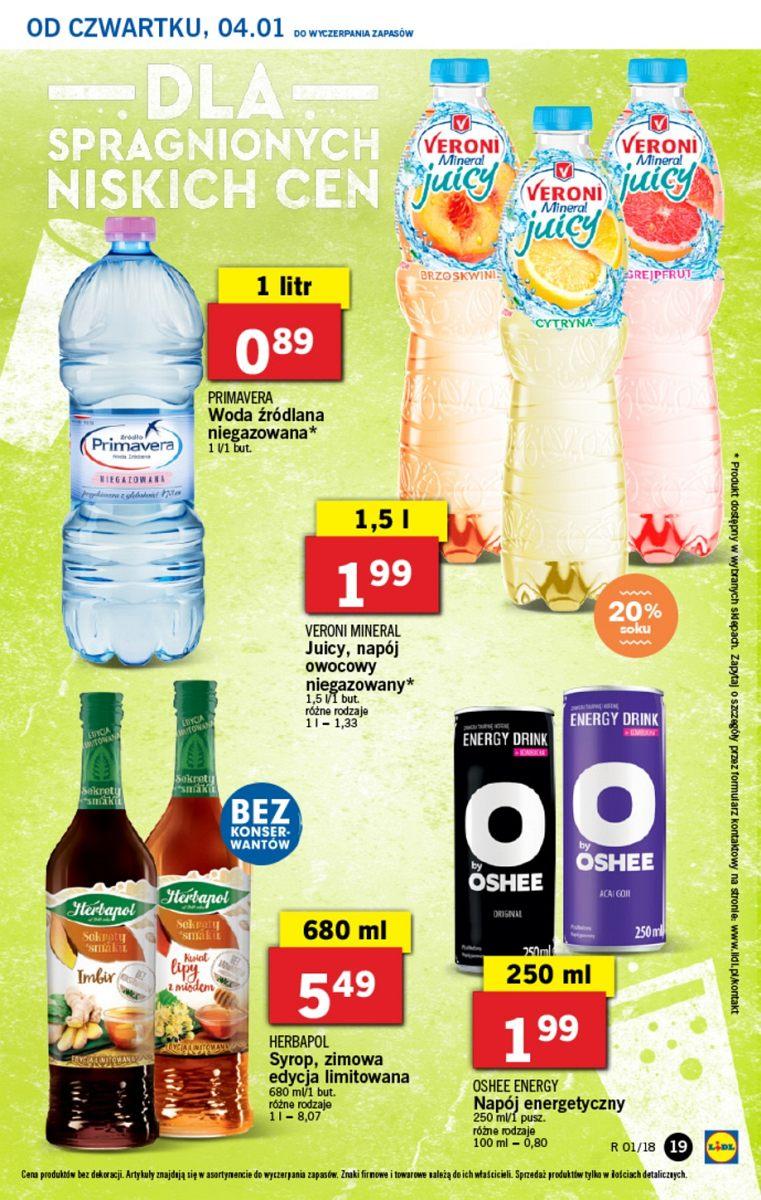 Gazetka promocyjna Lidl do 07/01/2018 str.19