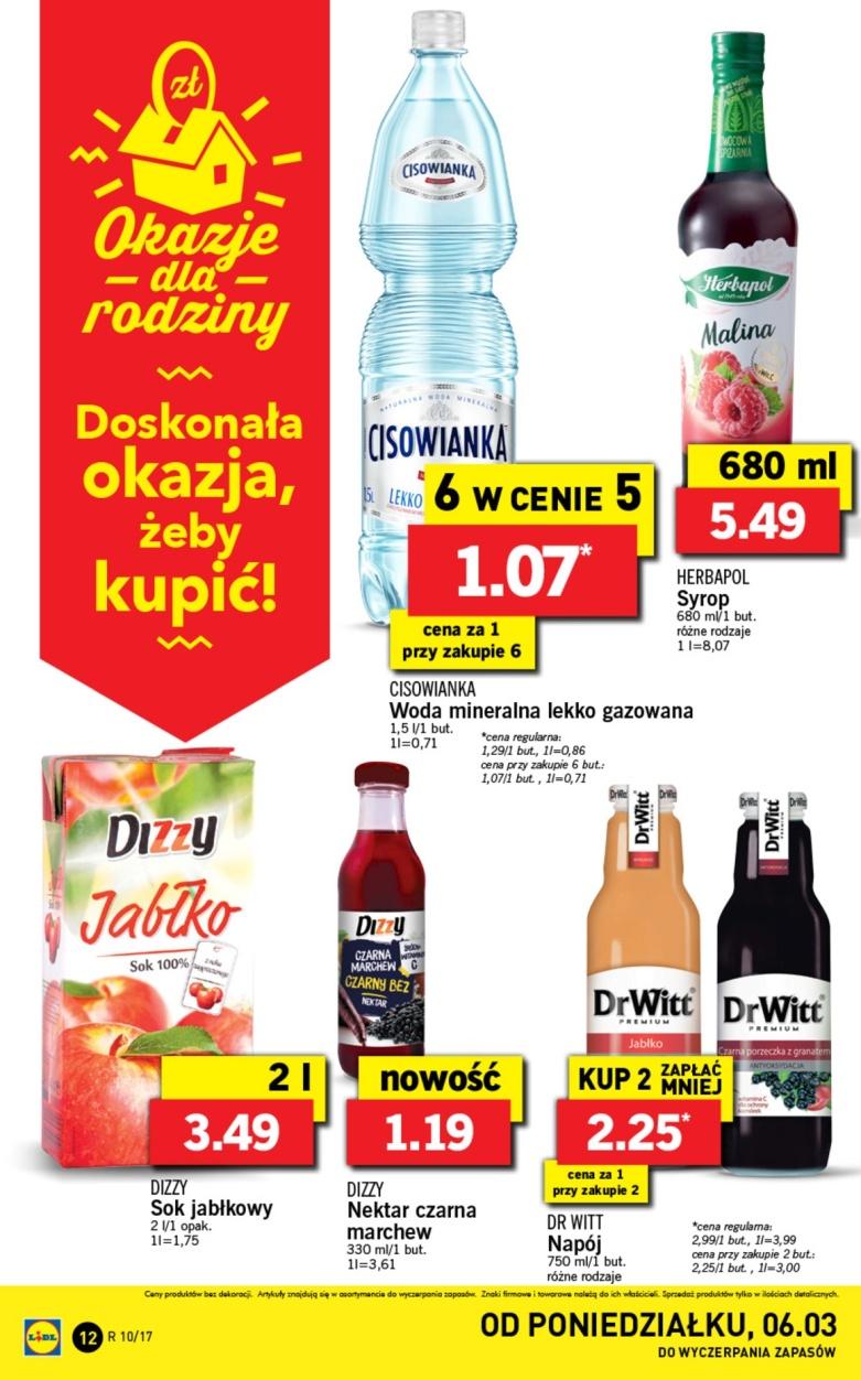 Gazetka promocyjna Lidl do 08/03/2017 str.12