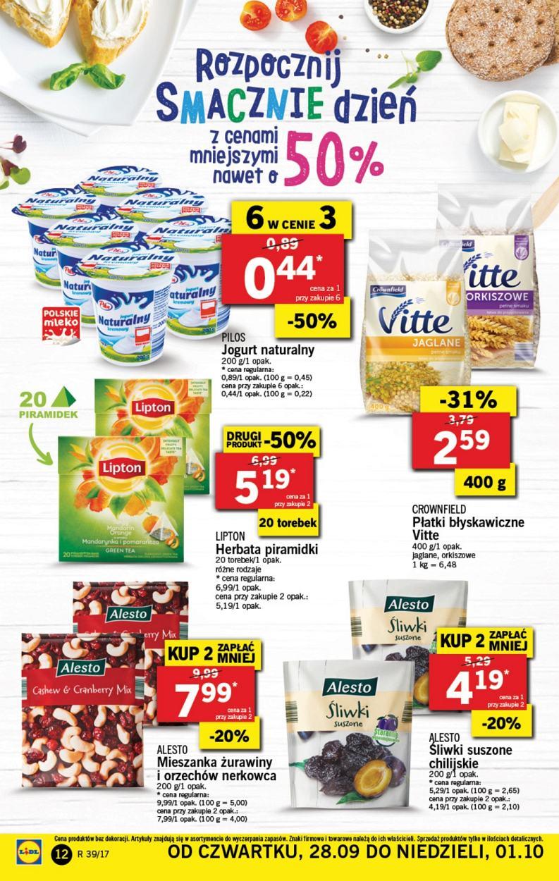 Gazetka promocyjna Lidl do 01/10/2017 str.12