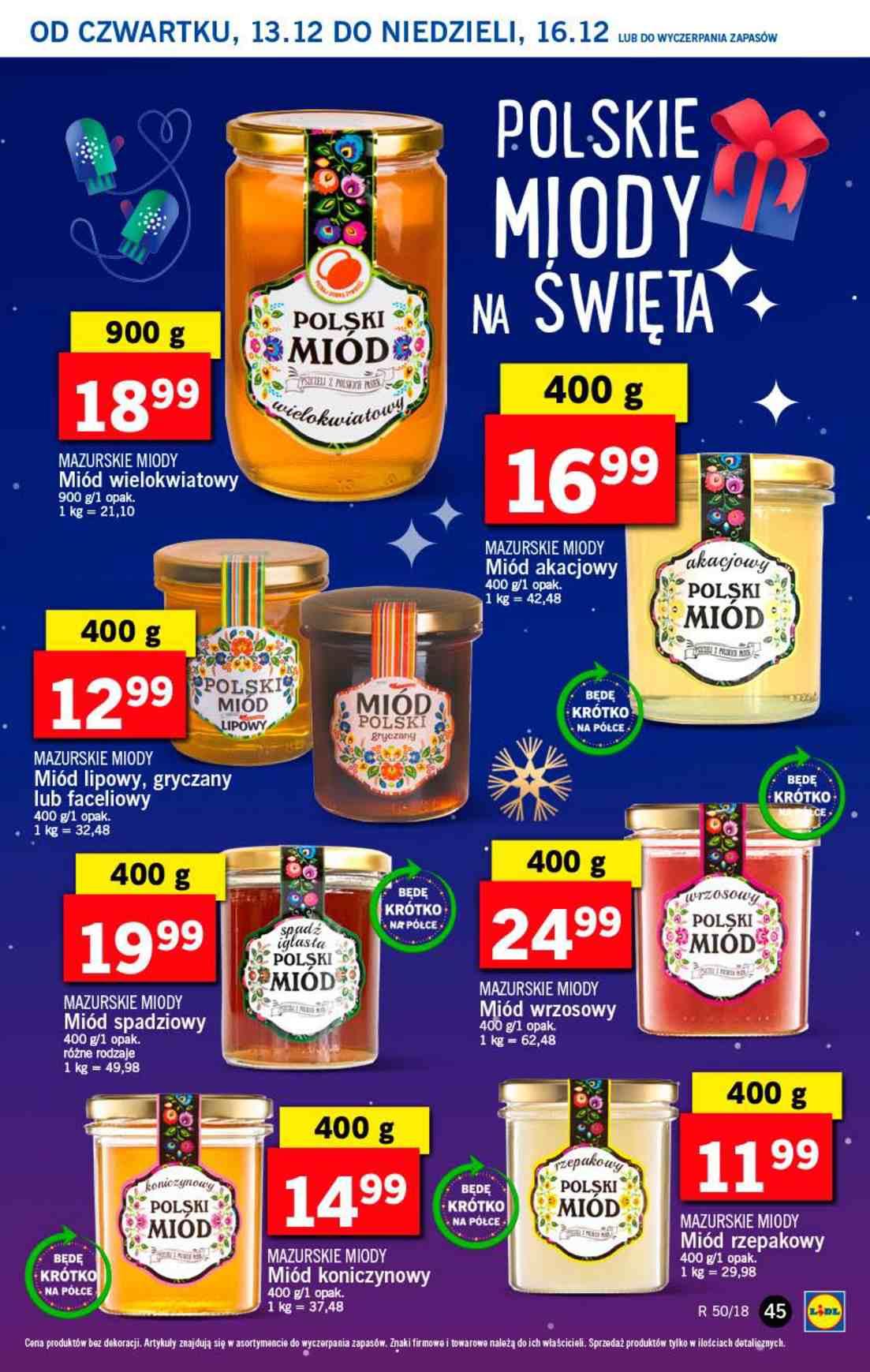 Gazetka promocyjna Lidl do 16/12/2018 str.45