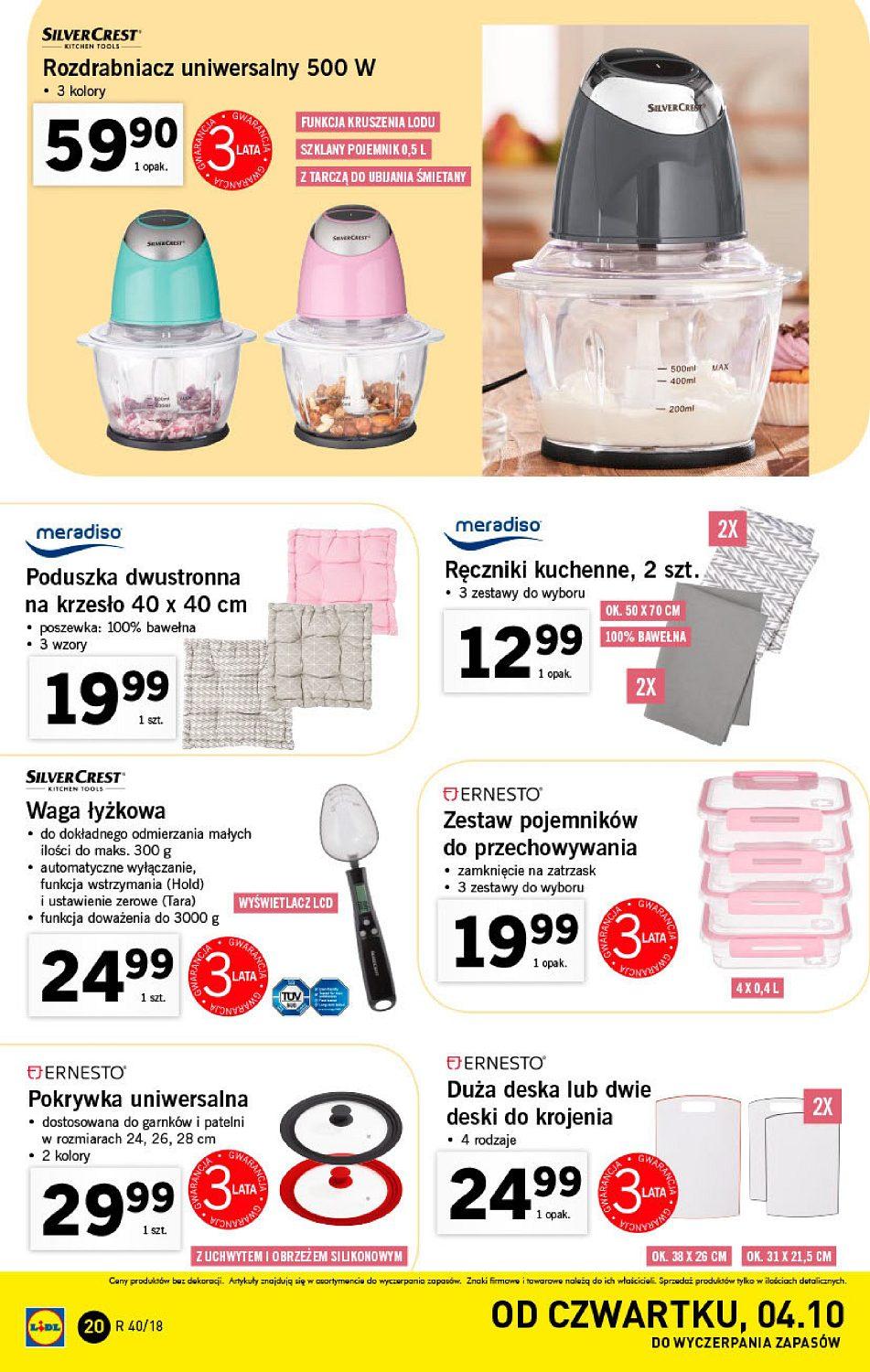 Gazetka promocyjna Lidl do 07/10/2018 str.20