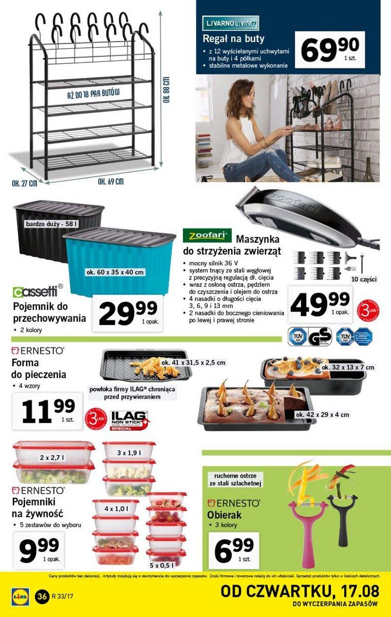 Gazetka promocyjna Lidl do 20/08/2017 str.36