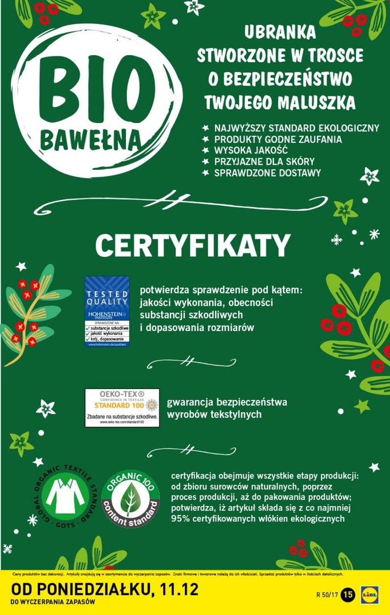 Gazetka promocyjna Lidl do 17/12/2017 str.15