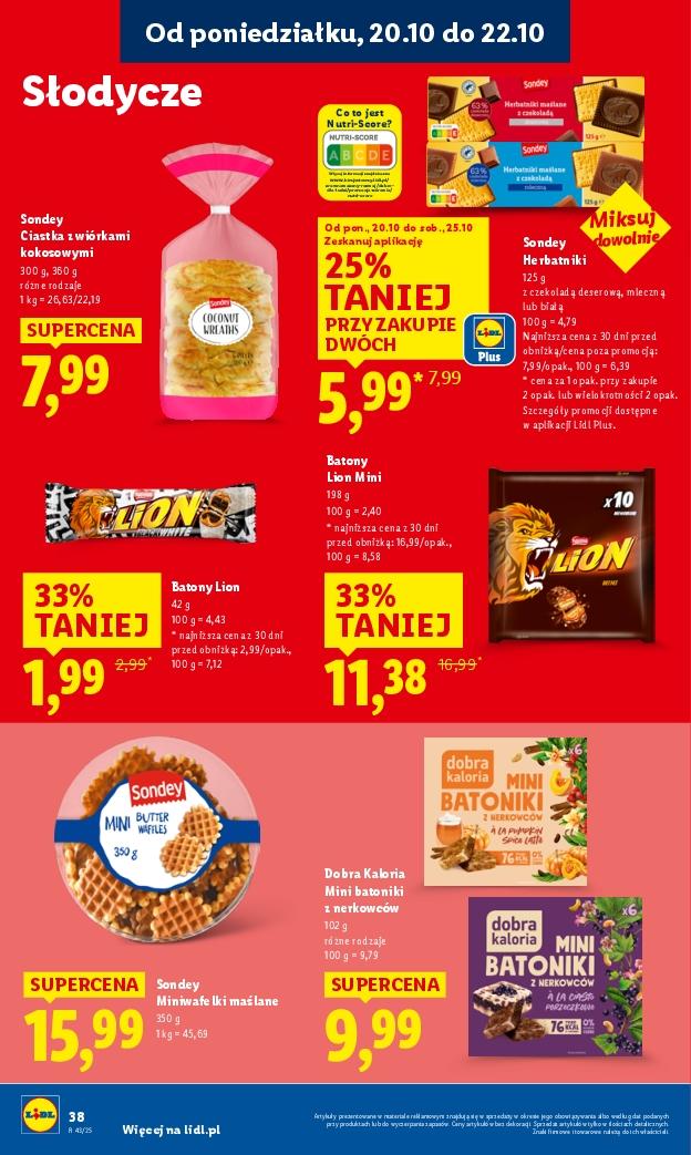 Gazetka promocyjna Lidl do 22/10/2025 str.38