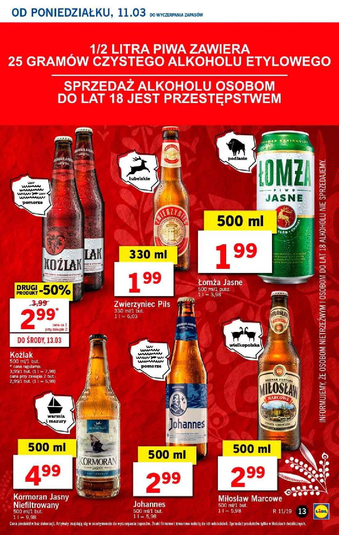 Gazetka promocyjna Lidl do 13/03/2019 str.13