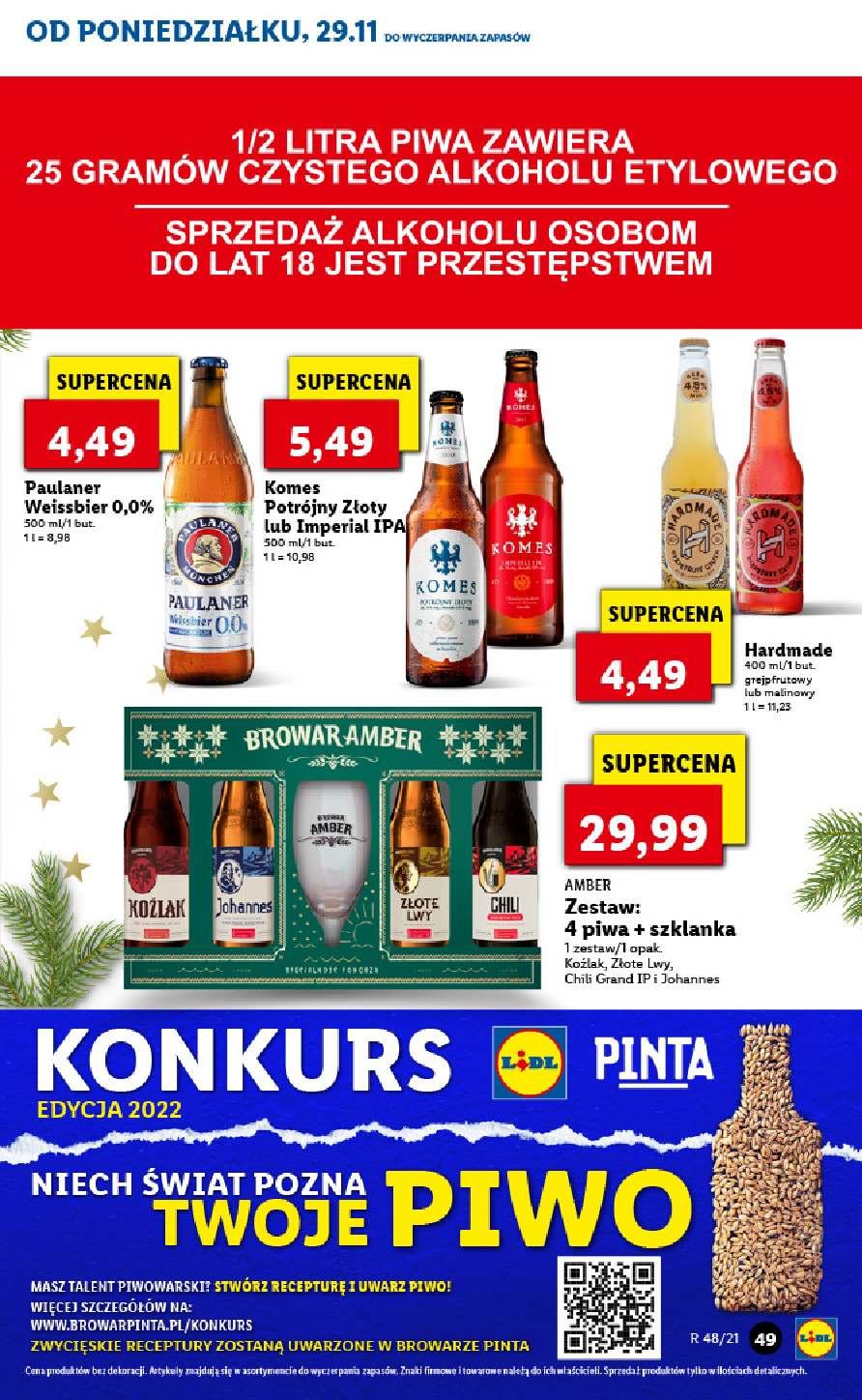 Gazetka promocyjna Lidl do 01/12/2021 str.49