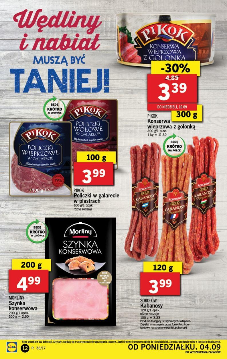 Gazetka promocyjna Lidl do 06/09/2017 str.12