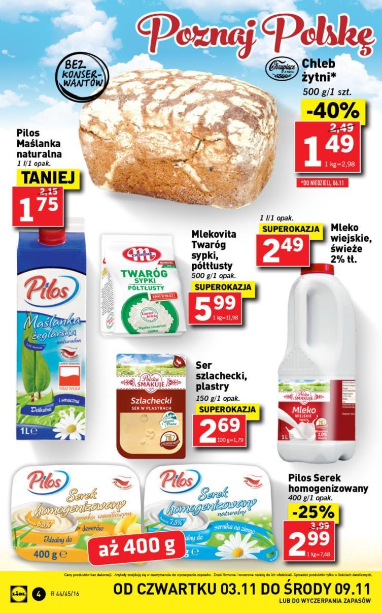 Gazetka promocyjna Lidl do 09/11/2016 str.4