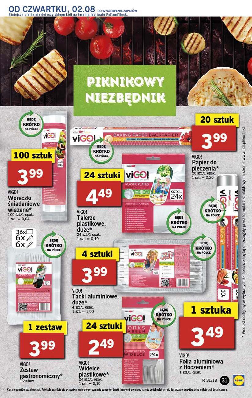 Gazetka promocyjna Lidl do 05/08/2018 str.31