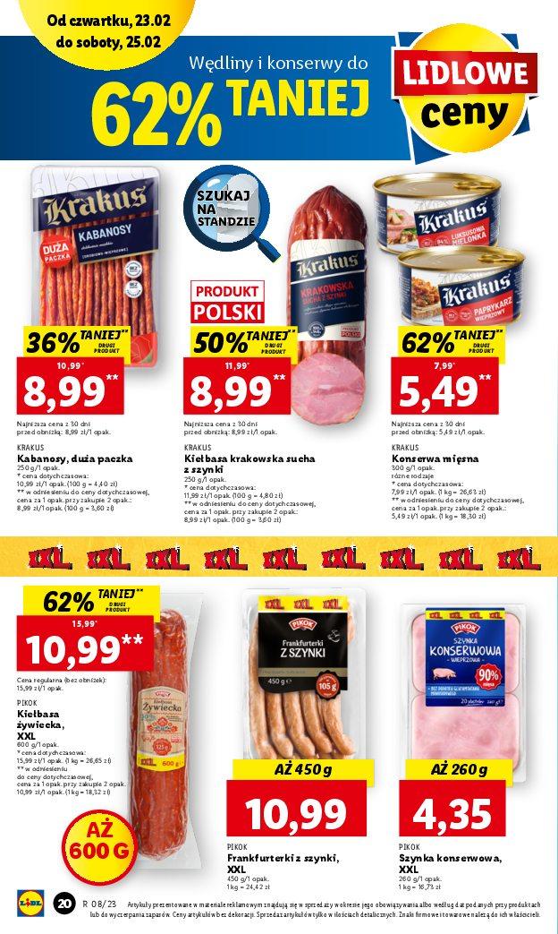 Gazetka promocyjna Lidl do 25/02/2023 str.20