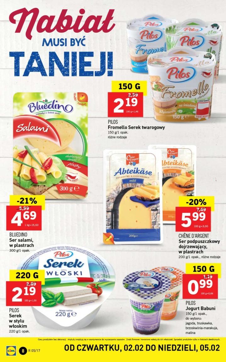 Gazetka promocyjna Lidl do 05/02/2017 str.8