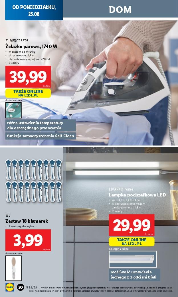 Gazetka promocyjna Lidl do 31/08/2025 str.20