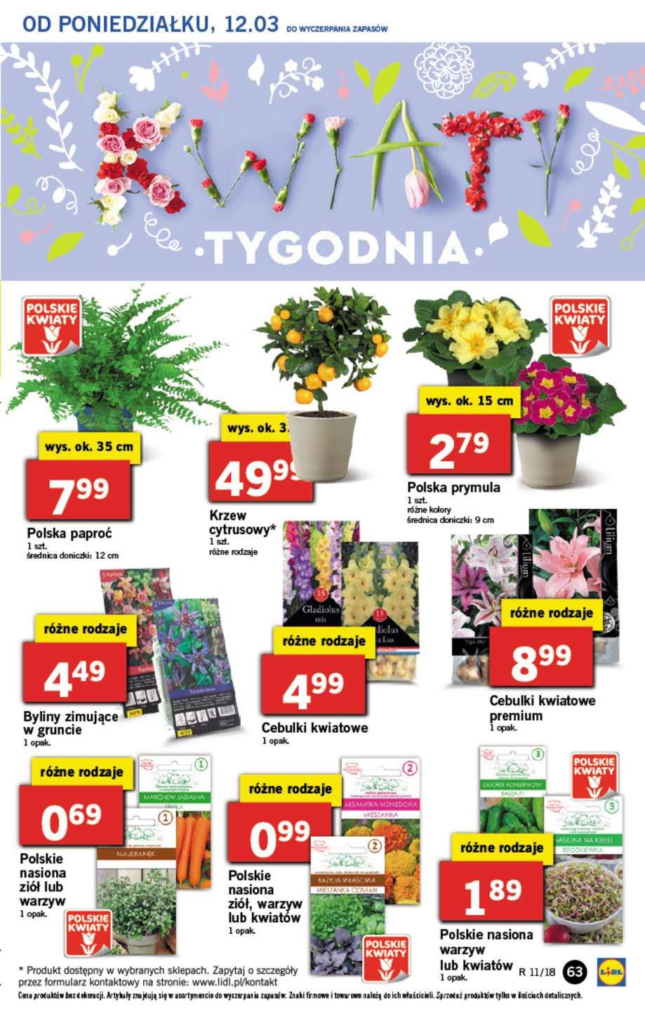 Gazetka promocyjna Lidl do 14/03/2018 str.63