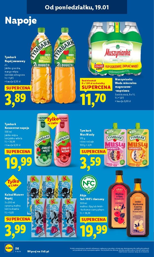 Gazetka promocyjna Lidl do 21/01/2026 str.56