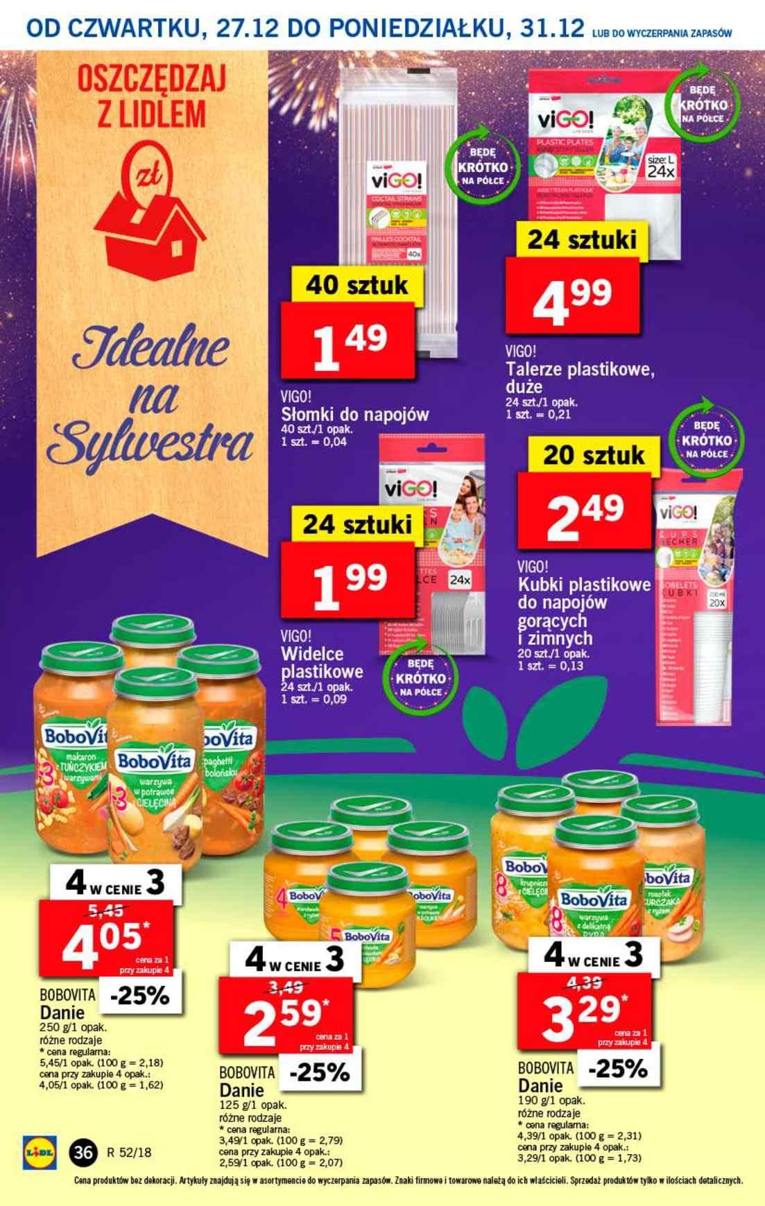 Gazetka promocyjna Lidl do 31/12/2018 str.36