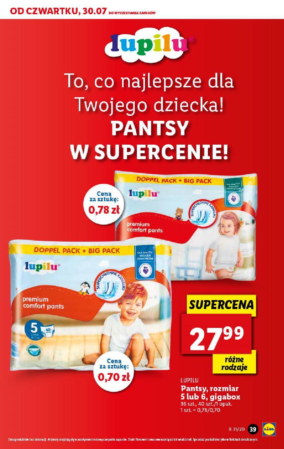 Gazetka promocyjna Lidl do 01/08/2020 str.39