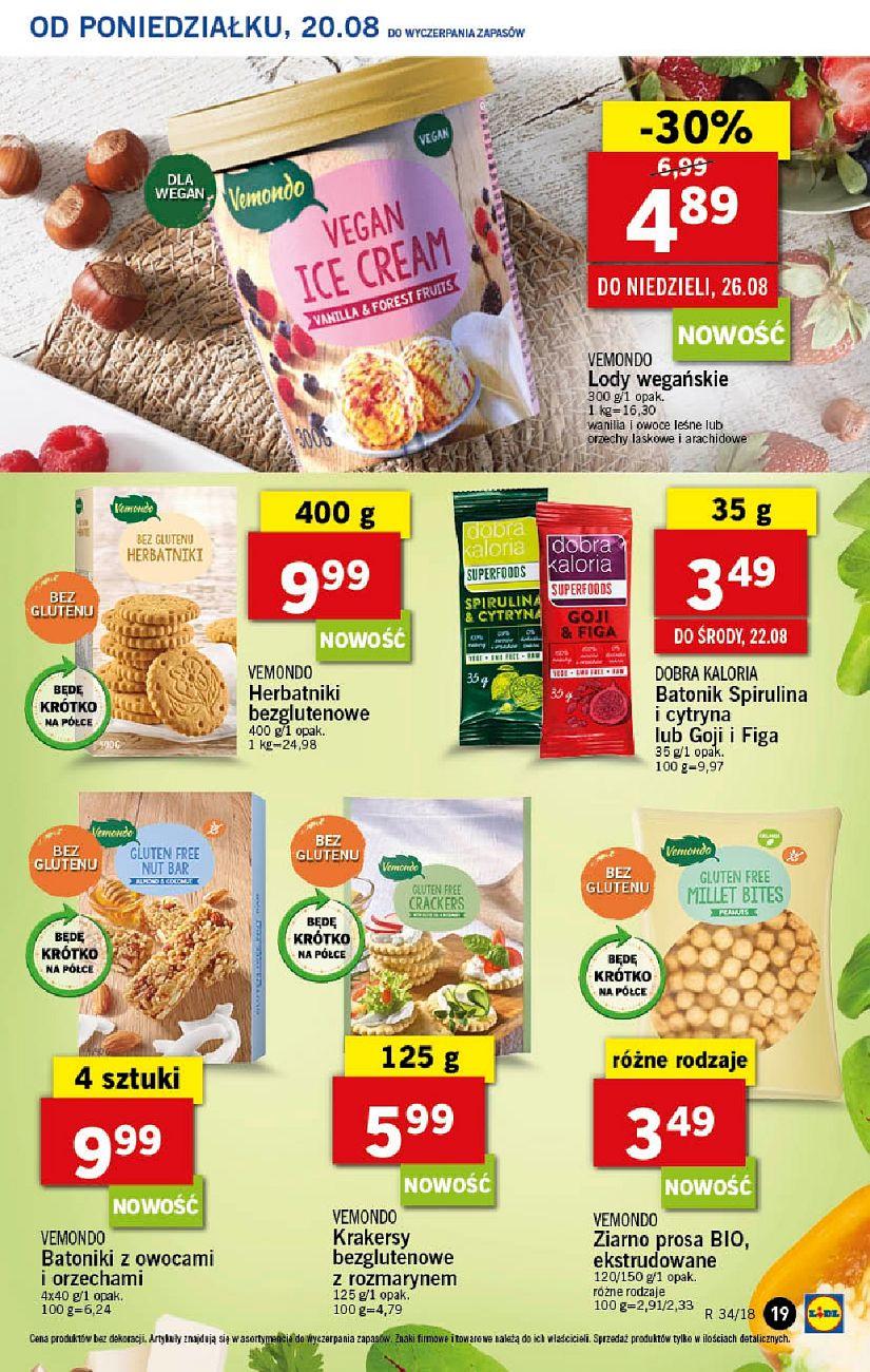 Gazetka promocyjna Lidl do 22/08/2018 str.19