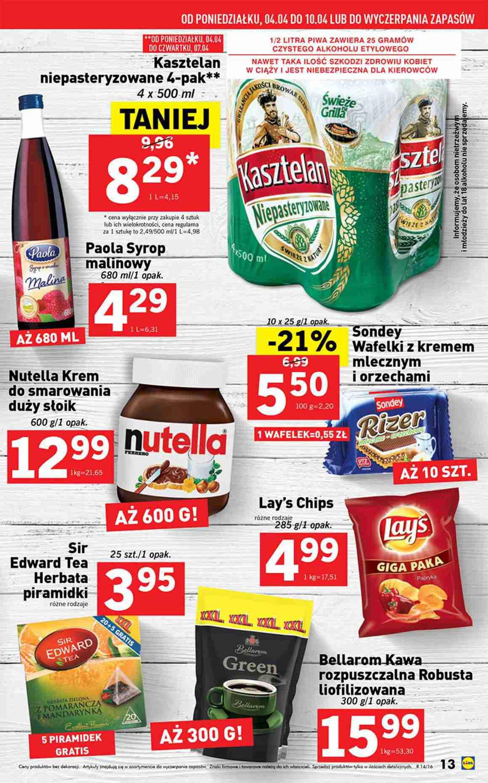 Gazetka promocyjna Lidl do 10/04/2016 str.13