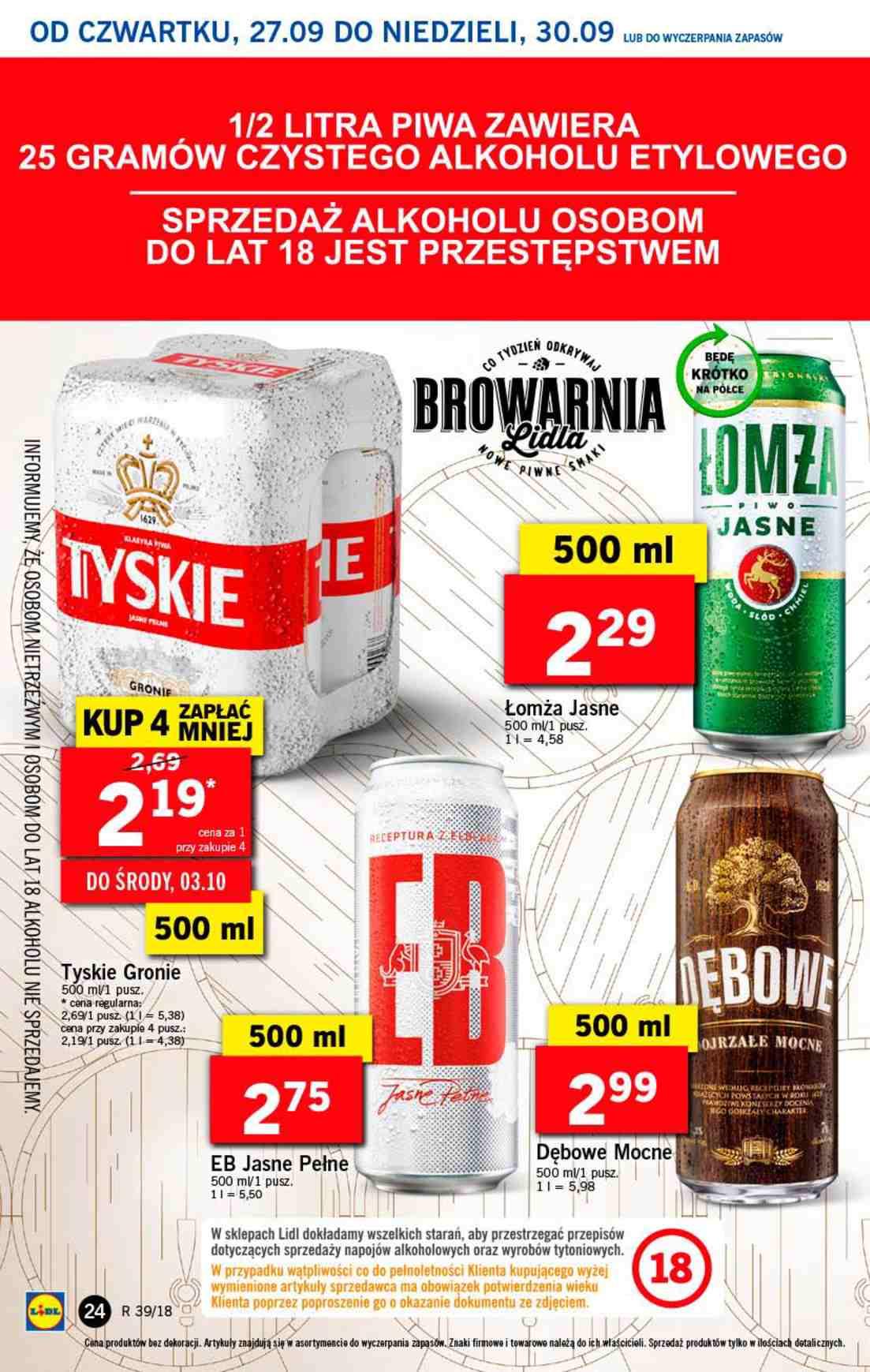 Gazetka promocyjna Lidl do 30/09/2018 str.24