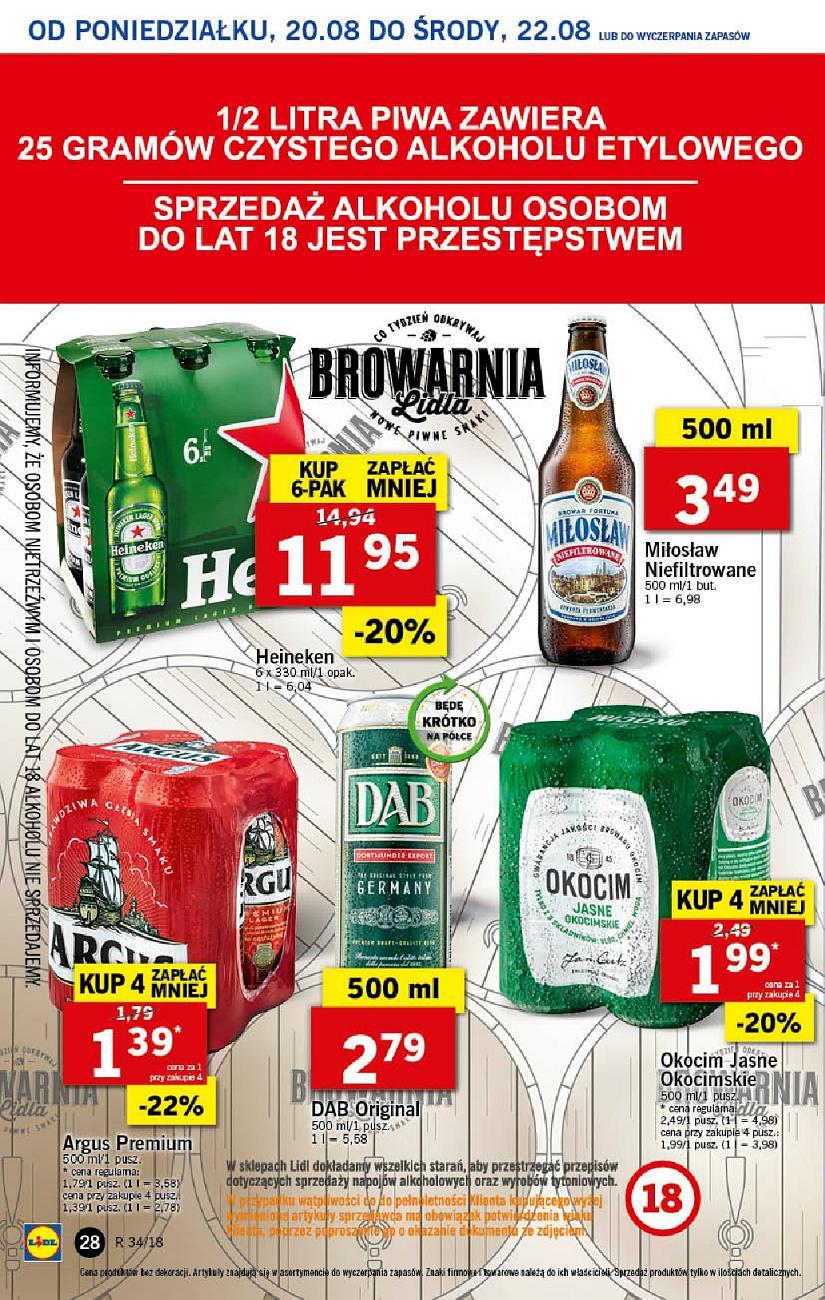 Gazetka promocyjna Lidl do 22/08/2018 str.28