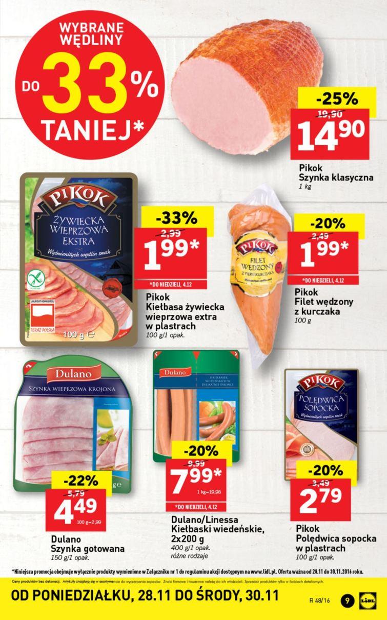 Gazetka promocyjna Lidl do 04/12/2016 str.9