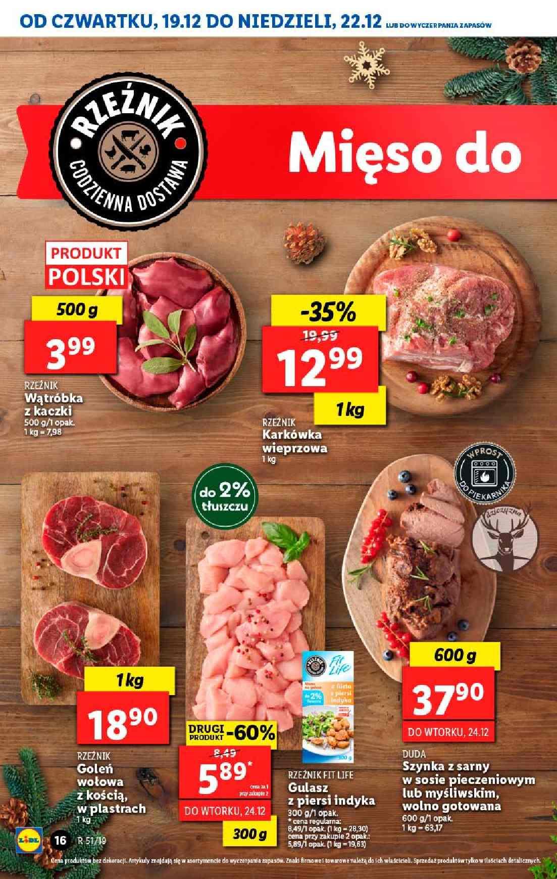 Gazetka promocyjna Lidl do 22/12/2019 str.16