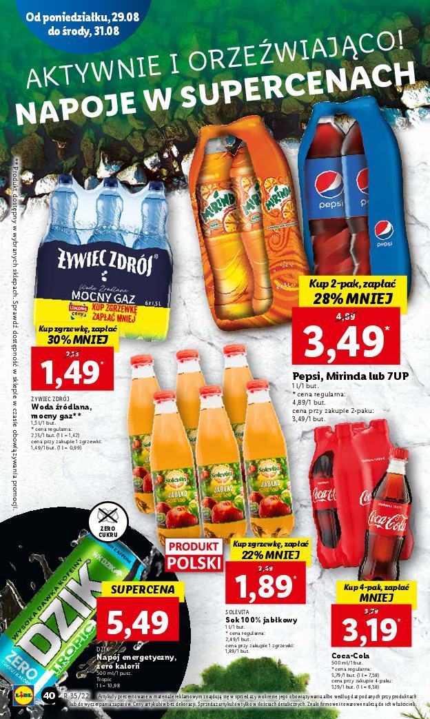 Gazetka promocyjna Lidl do 31/08/2022 str.40