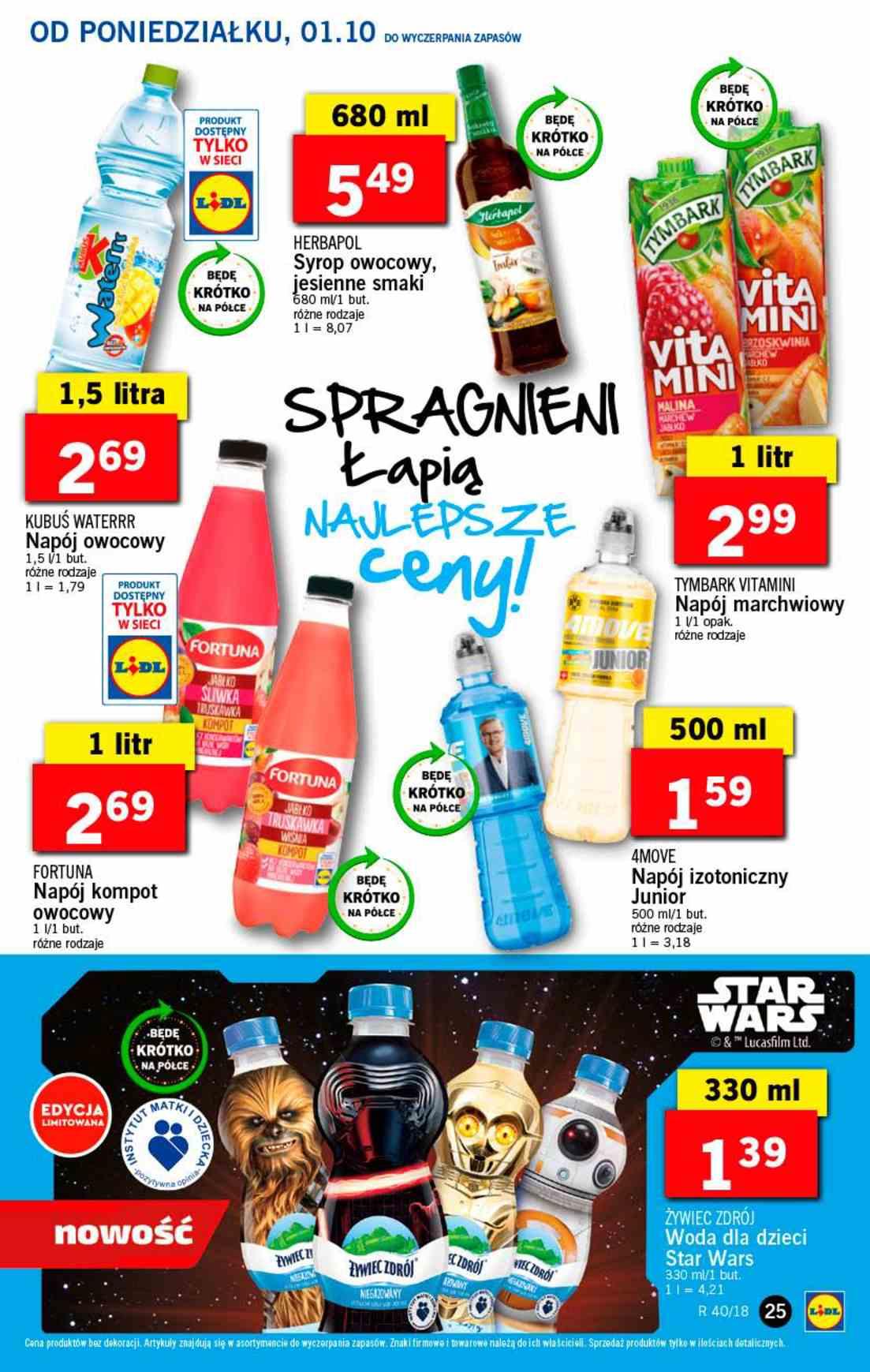 Gazetka promocyjna Lidl do 03/10/2018 str.25