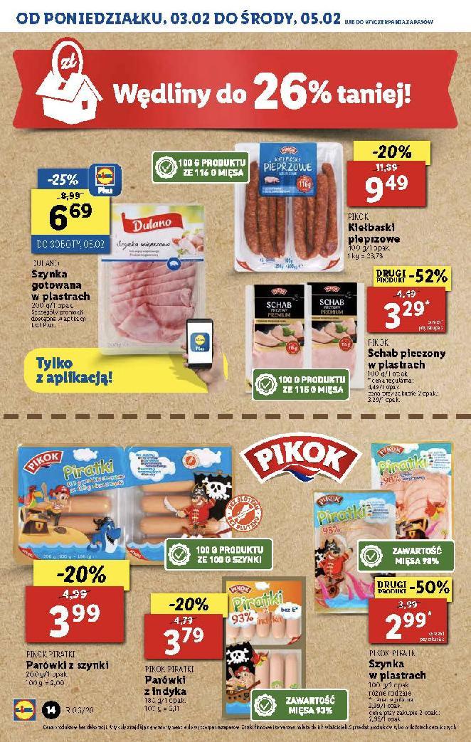 Gazetka promocyjna Lidl do 05/02/2020 str.14