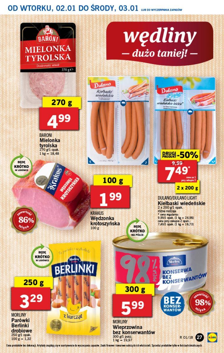 Gazetka promocyjna Lidl do 03/01/2018 str.27