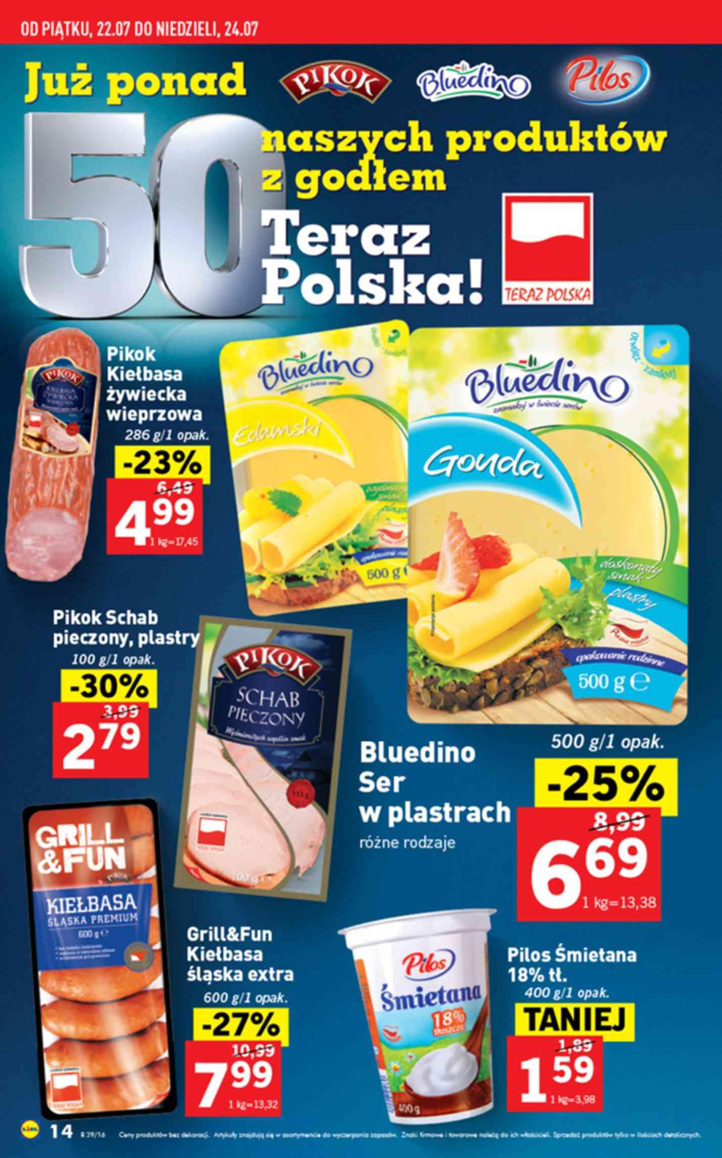 Gazetka promocyjna Lidl do 24/07/2016 str.14