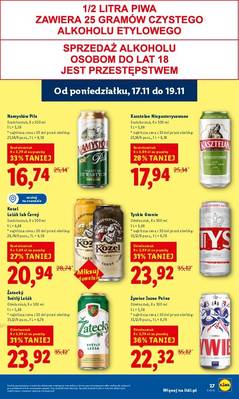 Lidl od poniedziałku