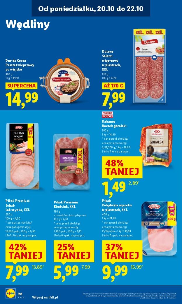 Gazetka promocyjna Lidl do 22/10/2025 str.28