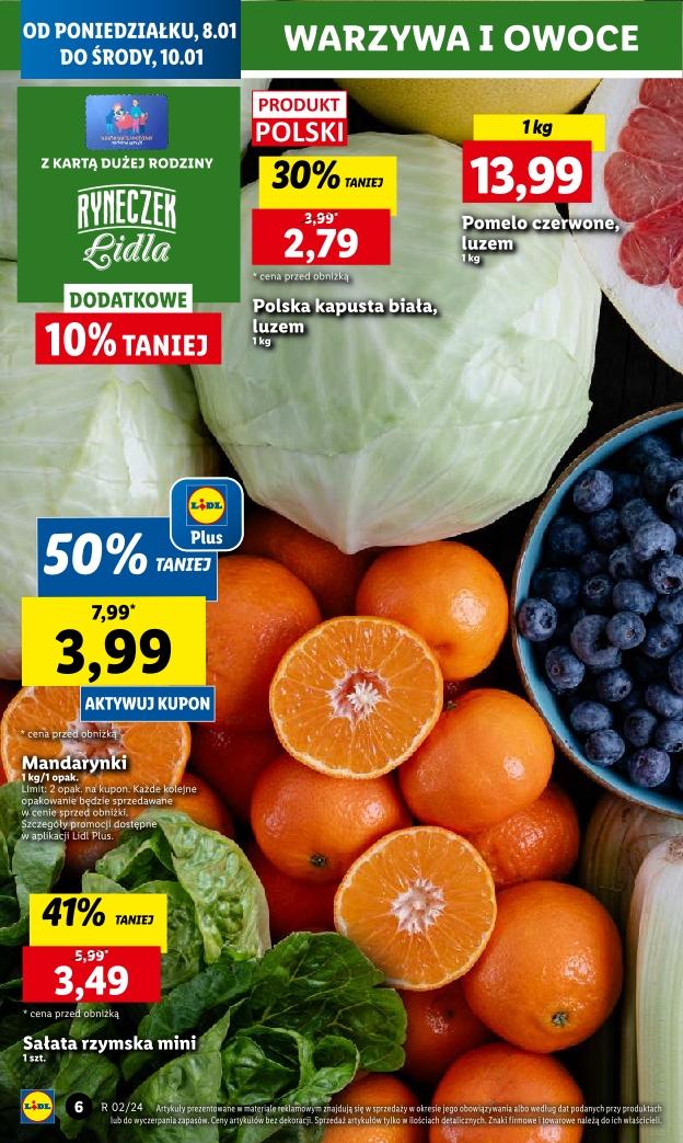 Gazetka promocyjna i reklamowa Lidl, "Lidl od poniedziałku", od 08/01