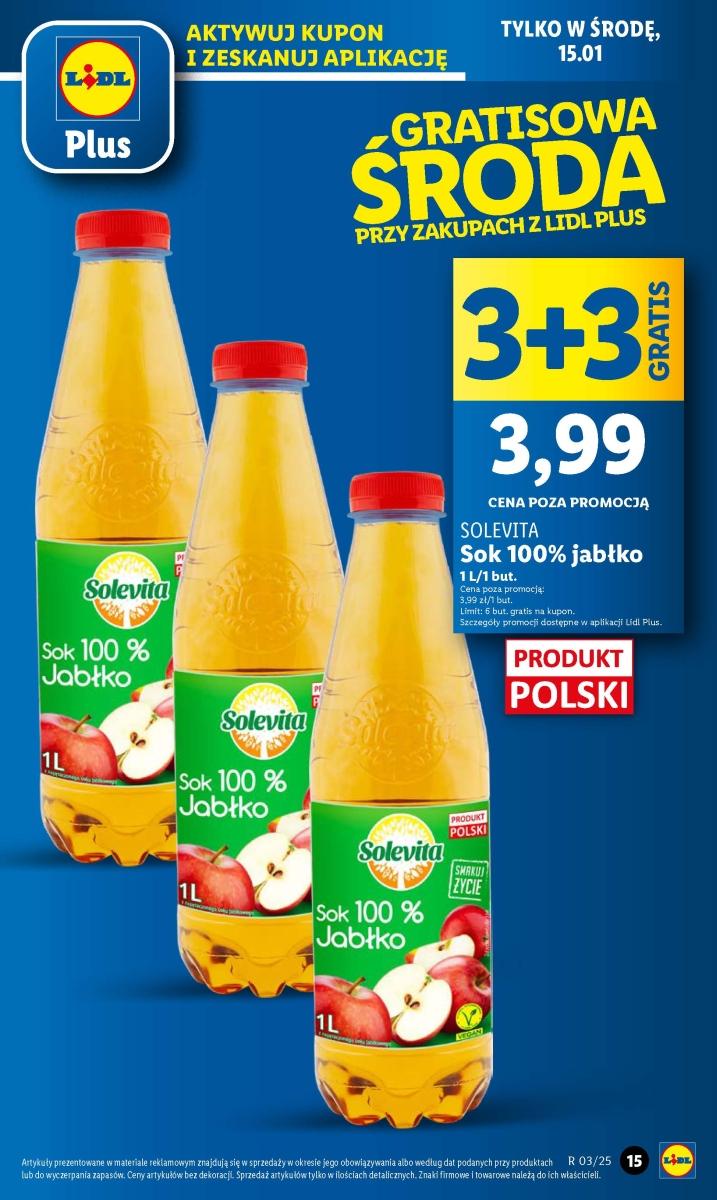 Gazetka promocyjna Lidl do 15/01/2025 str.15