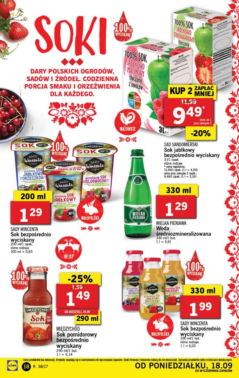 Gazetka promocyjna Lidl do 24/09/2017 str.18