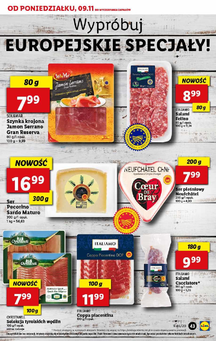 Gazetka promocyjna Lidl do 14/11/2020 str.43