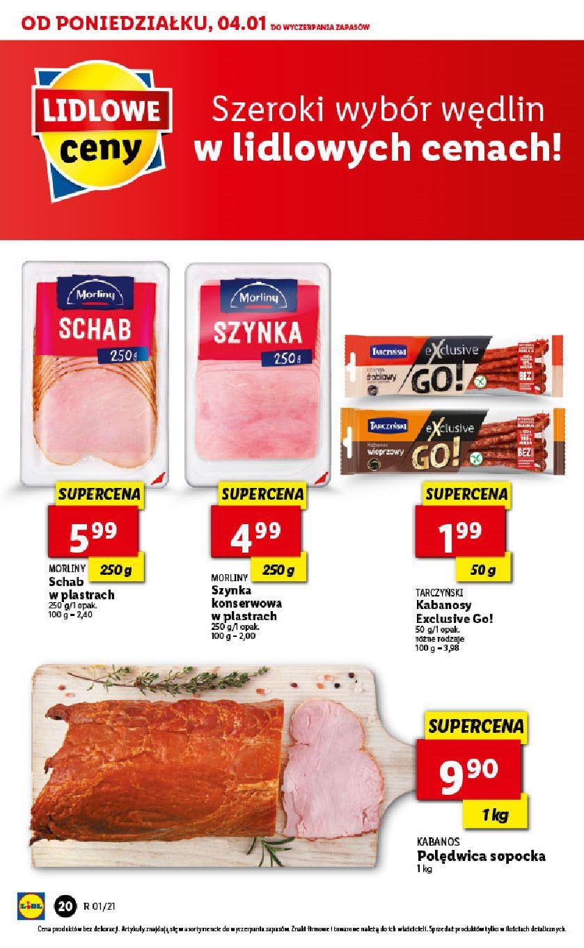 Gazetka promocyjna Lidl do 05/01/2021 str.20