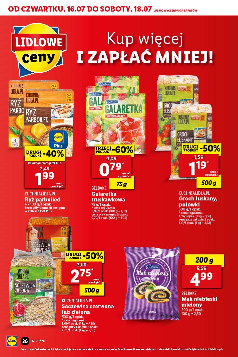 Gazetka promocyjna Lidl do 18/07/2020 str.36