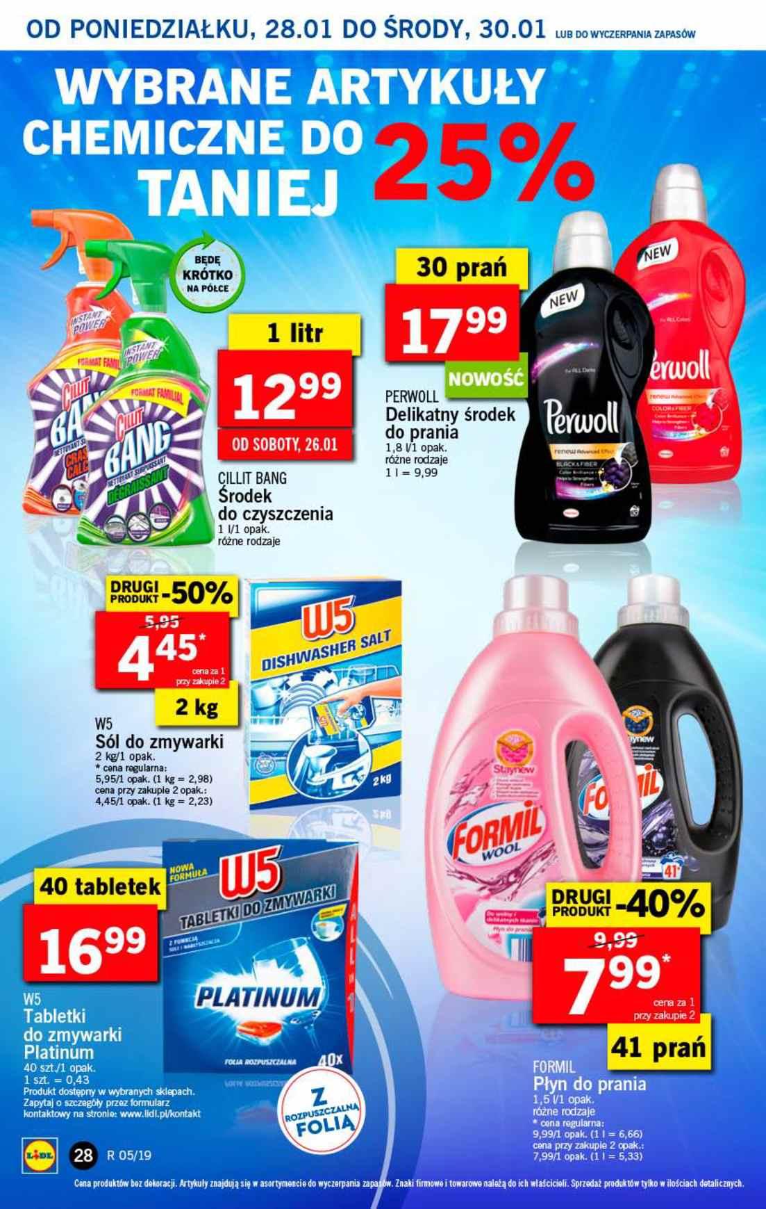 Gazetka promocyjna Lidl do 30/01/2019 str.28