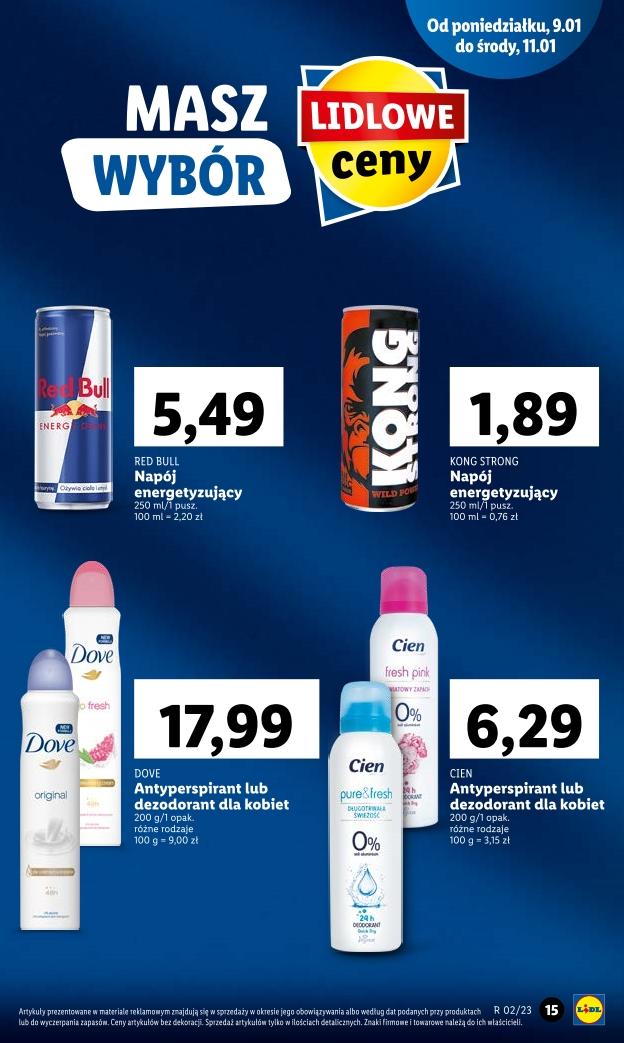 Gazetka promocyjna Lidl do 11/01/2023 str.15