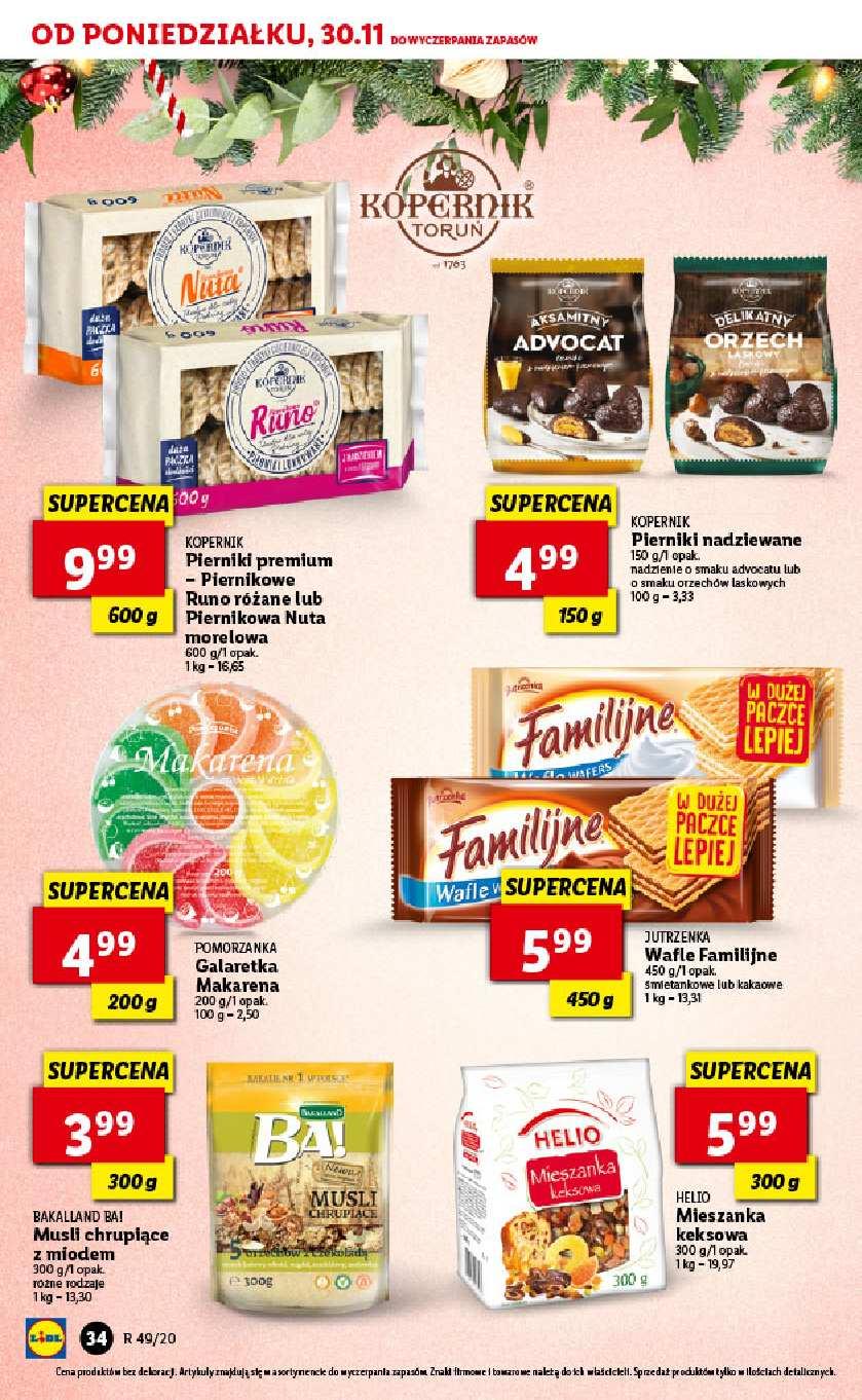 Gazetka promocyjna Lidl do 06/12/2020 str.34