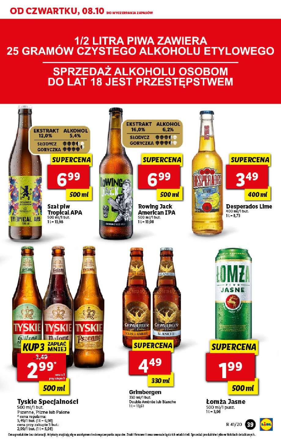 Gazetka promocyjna Lidl do 10/10/2020 str.39