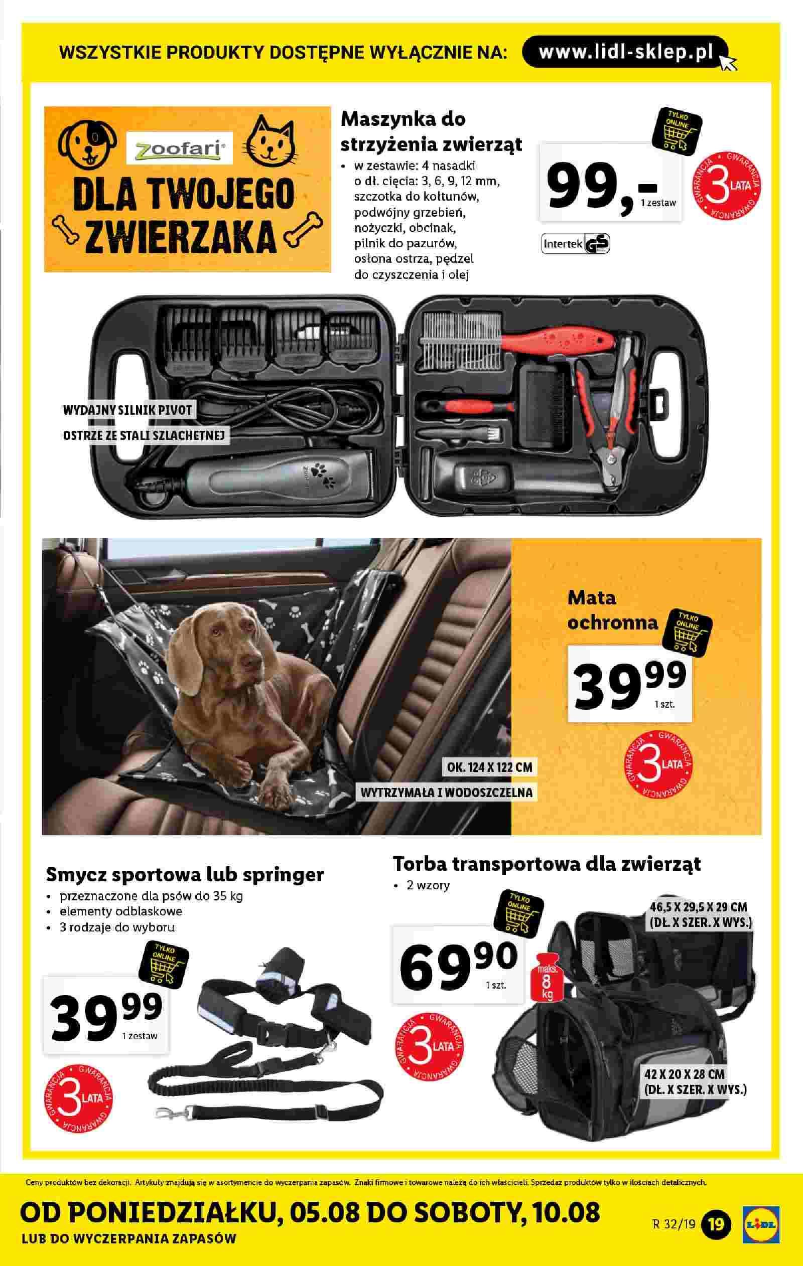 Gazetka promocyjna Lidl do 10/08/2019 str.19