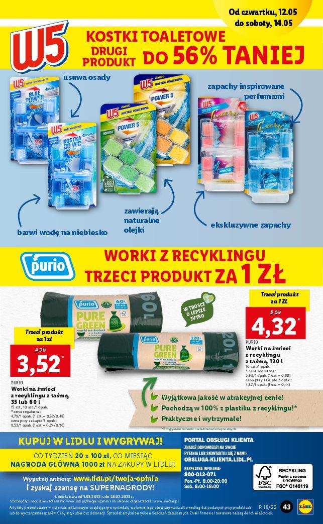 Gazetka promocyjna Lidl do 14/05/2022 str.43