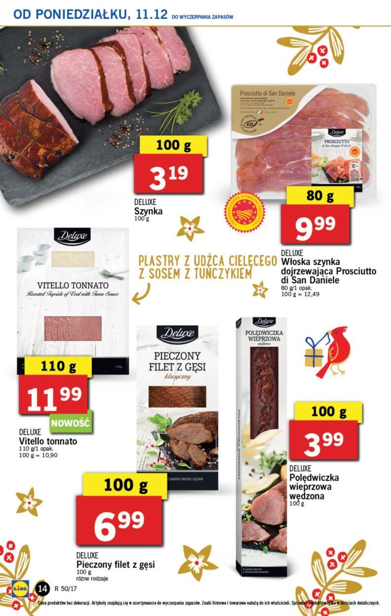 Gazetka promocyjna Lidl do 13/12/2017 str.14